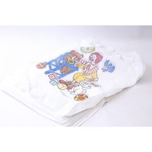 McDonald's, Ronald McDonald, 1986, Plastic Child's Bibs lot, Collectible,